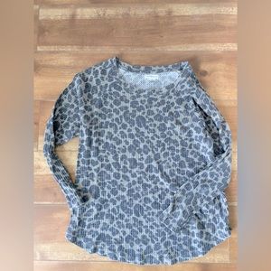 Cheetah long sleeve shirt